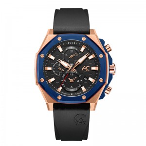 Alexandre Christie AC 9601 Rosegold Blue GCRURBA